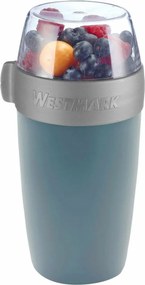 Westmark Dwuczęściowy pojemnik na żywność, 700 ml, niebieski, S