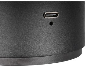 Kinkiet LED na USB w kolorze matowej czerni Davey – Trio