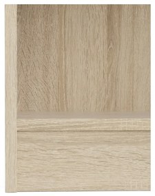 Regał w dekorze dębu Tvilum Basic, 79 x 203 cm