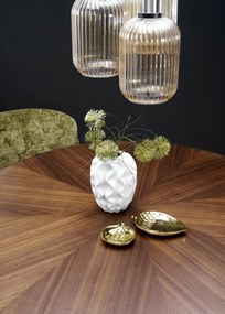 Okrągły orzechowy stół Caldo Halmar