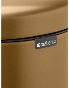 Stalowy kosz na śmieci z pedałem w kolorze mosiądzu 30 l NewIcon – Brabantia