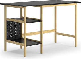 Biurko czarny 120x60x75 elvia