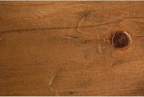 Szary/w naturalnym kolorze metalowy okrągły stolik ø 90 cm Lancaster – Bizzotto