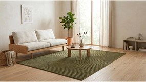 Zielony dywan 200x290 cm Whirl – ESTE
