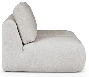 Jasnoszara sofa z materiału bouclé 164 cm Mirel – Rodier