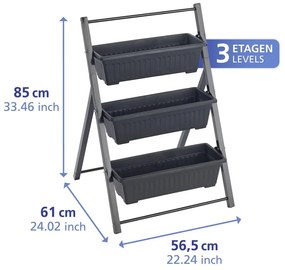 Metalowy kwietnik (wysokość 85 cm) Vertical – Maximex