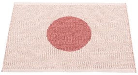 Jasnoczerwony dywan odpowiedni na zewnątrz 70x50 cm Vera Pop Blush – Pappelina