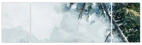 Obraz palmy nad morzem (170x50 cm)
