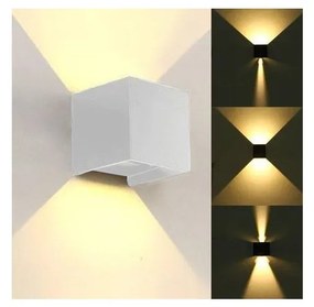 LED Kinkiet zewnętrzny KREON 2xLED/3W/230V IP54 4000K biały