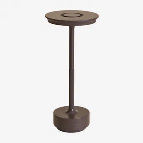 Bezprzewodowa Lampa Stołowa Led Rivkin Wędzony Brąz - Sklum