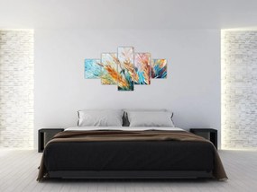 Obraz - Pszenica, abstrakcja (125x70 cm)