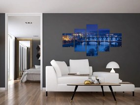 Obraz praskich mostów (125x70 cm)