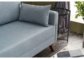 Jasnoniebieska rozkładana sofa 208 cm Bella – Balcab Home