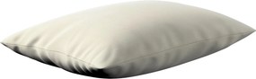 Poszewka Kinga na poduszkę prostokątną kolor kremowy tkanina połyskliwa, welwetowa