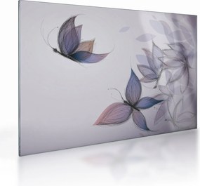 Obraz na szkle - Rysowanie motyli (70x50 cm)