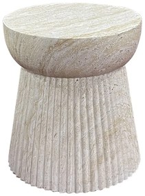 Kamienny okrągły stolik ø 37 cm Bonn – House Nordic
