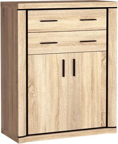 Komoda MALAGA 97 cm do Salonu Sypialni Dąb sonoma