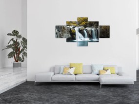Obraz - Wodospady, Lushan, Chiny (125x70 cm)