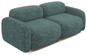 Turkusowa sofa modułowa 190 cm Ailani – Makamii