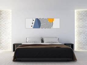 Obraz - Minimalistyczna abstrakcja N⁰2 (170x50 cm)