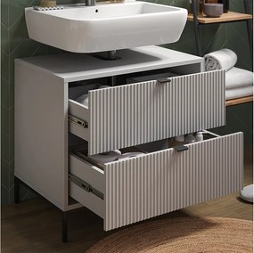 Szafka na wannę szary 70x45.1x63 eliza