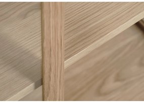 Witryna z litego drewna dębowego 190x90 cm Elba – Unique Furniture