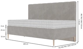 Łóżko młodzieżowe OLAF - 70x200
