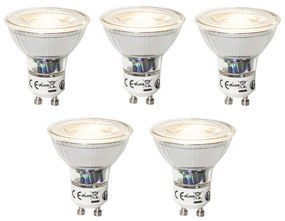Zestaw 5 Ściemnianych Żarówek LED GU10 7W 600 lm 3000K