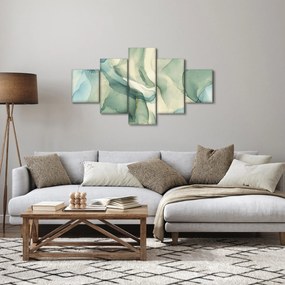 Obraz - Atramentowa abstracja (125x70 cm)