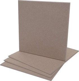 Akustyczny panel ścienny MCW-L52 (zestaw 4 sztuk),  jasnobrązowy