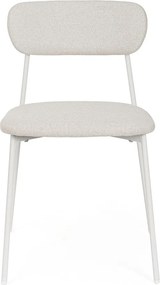 Białe tapicerowane krzesło Inka – Yes Everyday