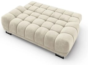 Beżowa 3-osobowa sofa rozkładana z aksamitnym obiciem Windsor &amp; Co Sofas Cirrus