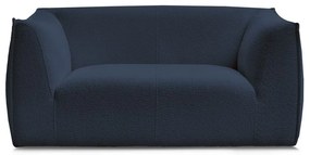 Ciemnoniebieska sofa z materiału bouclé 170 cm Giorgia – Bobochic Paris