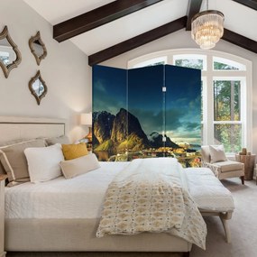 Parawan - Wioska rybacka w Norwegii (126x170 cm)