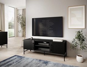 Stolik RTV RAFTT 152x55 cm, czarny