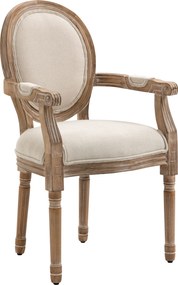 HOMCOM Krzesło Kuchenne Antyczny Styl Klasyczny Design Wygodne | Aosom PL