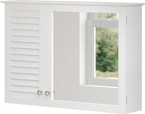 Szafka z lustrem w łazience biały 68x16.5x48 riad