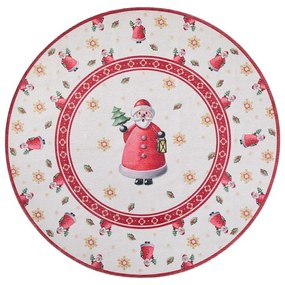 Czerwony okrągły dywan ze świątecznym motywem ø 160 cm Toy's Delight Santa Claus – Villeroy&amp;Boch