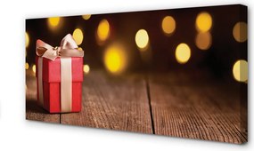 Obraz na płótnie Prezent na Deskach
