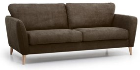 Brązowa sofa Scandic Oslo, 206 cm