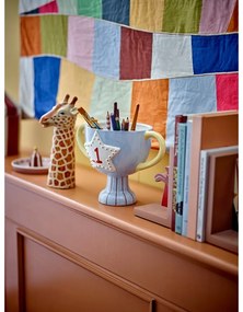 Ceramiczna ręcznie malowana osłonka na doniczkę Trophy – Bloomingville Mini