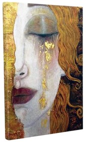 Reprodukcja obrazu na płótnie Gustav Klimt Golden Tears, 30x40 cm