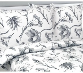 Bellatex Pościel flanelowa Hibiskus, 140 x 200 cm, 70 x 90 cm