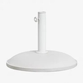 Okrągła Podstawa Parasola Ø50 Cm Z Betonu I Stali Zante Gardenia Biel - Sklum