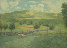 Obraz na szkle - Julian Alden Weir, Obweebetuck, reprodukcje (70x50 cm)