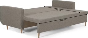 Kanapa sofa 3 os z funkcją spania DORO Beżowy