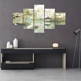Obraz - Chińskie jezioro (125x70 cm)