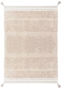 Jasnoróżowy bawełniany dywan tkany ręcznie odpowiedni do prania 120x160 cm Bloom Rose – Lorena Canals