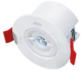 Solight WO533 - LED Awaryjna wpuszczana oprawa sufitowa LED/1,5W/230V 1800 mAh