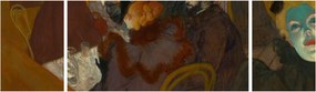 Obraz - Henri de Toulouse-Lautrec, At the Moulin Rouge, reprodukcje (170x50 cm)